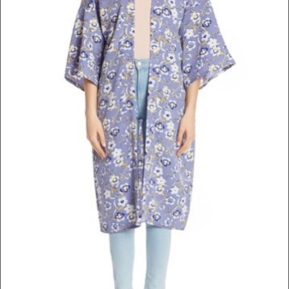 NEW Floral print kimono cardigan one size - Picture 7 of 8